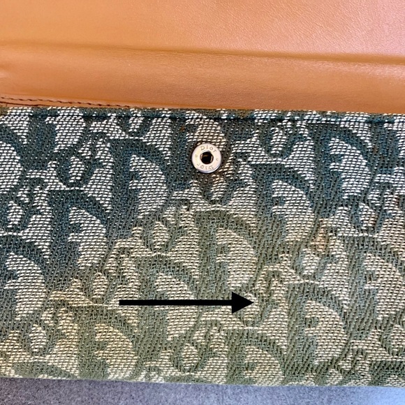 Christian Dior Trotter Wallet, Canvas and Leather - Picture 9 of 10